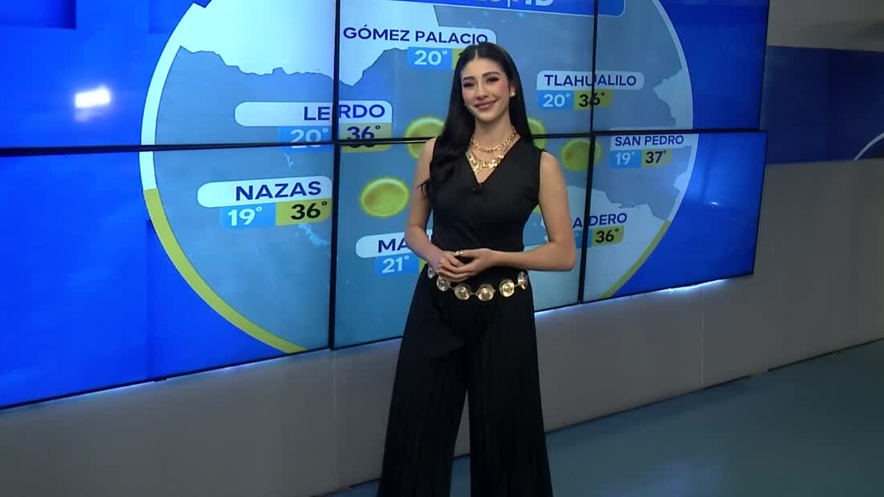 Fanny Ramírez nos da el pronóstico del tiempo en Laguna para este martes 28 de abril 2026.