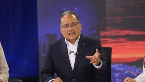 Andrés Mijes durante el Telediario Nocturno.