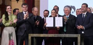 Claudia Sheinbaum anuncia tratado de uso de acero mexicano