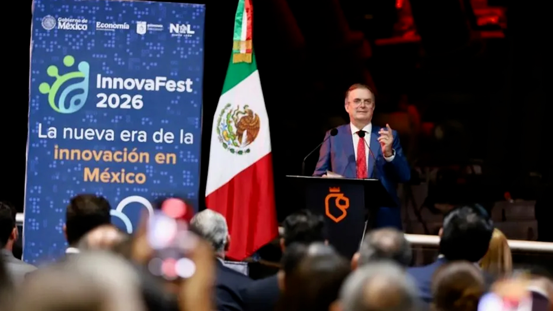 Marcelo Ebrard presenta el InnovaFest en Monterrey con premios de 17 mdp y supervisa la inversión de 4,000 mdd de Ternium en Pesquería.