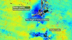 CdMx se hunde y la NASA revela las zonas más afectadas.