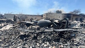 Escombros tras el incendio en Álamo Industrial