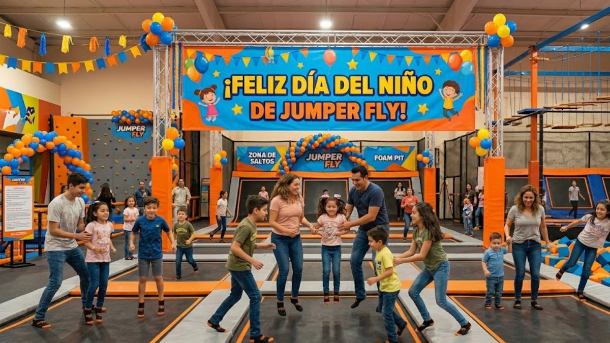 Jumper Fly por el Día del Niño en León 2026 | Imagen generada con Gemini