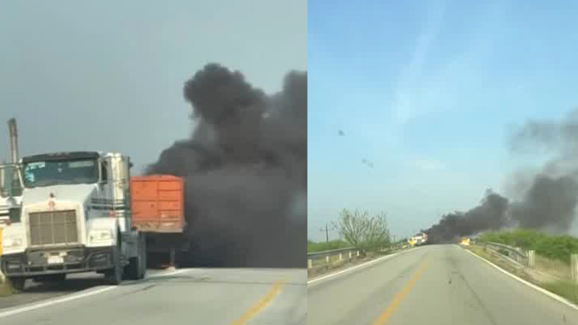 Los hechos ocurrieron en el kilometro 157 de la Carretera a Reynosa donde días antes ocurrieron hechos violentos.