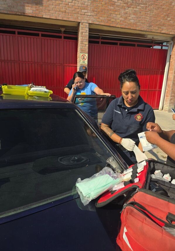 Tanto la madre como el recién nacido fueron estabilizados en el lugar y posteriormente trasladados al Hospital General de Zona No. 1 del IMSS.