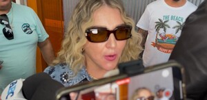 Alicia llegó este miércoles tras una conferencia de prensa en la Ciudad de México