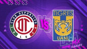 Toluca vs Tigres Femenil por los Cuartos de Final de Ida del Clausura 2026.