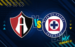 Imagen donde aparecen los escudos del Altas y Cruz Azul para el partido de Cuartos de Final del Clausura 2026