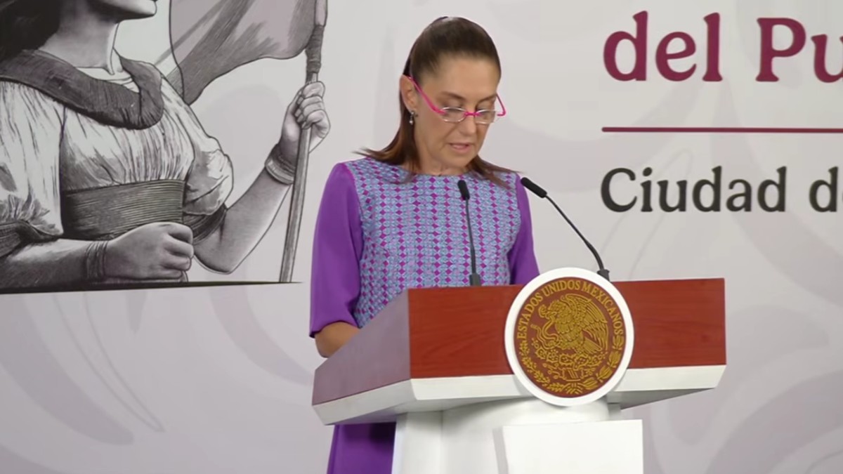 Claudia Sheinbaum en conferencia de prensa matutina el jueves 30 de abril de 2026.