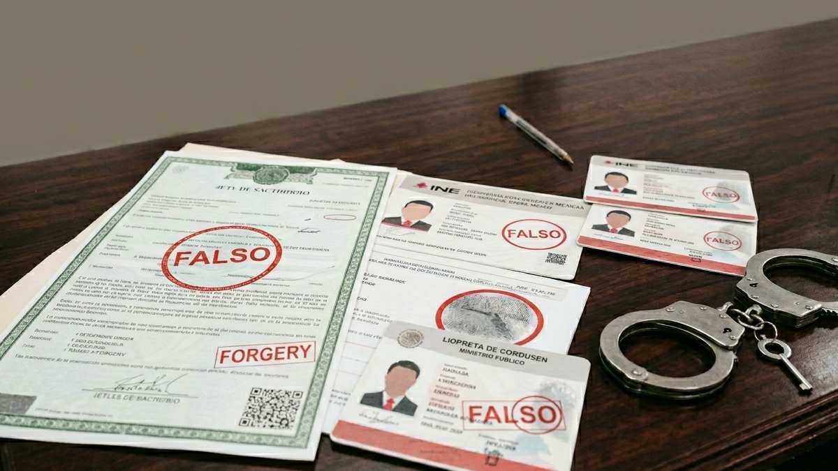 Presentar documentos falsos en nuestro país nos hace incurrir en un delito que puede ser castigado dependiendo de la gravedad