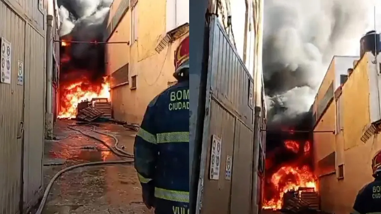 Un incendio en una fábrica de hilos industriales en Azcapotzalco provocó evacuaciones, cortes viales y una intensa movilización.