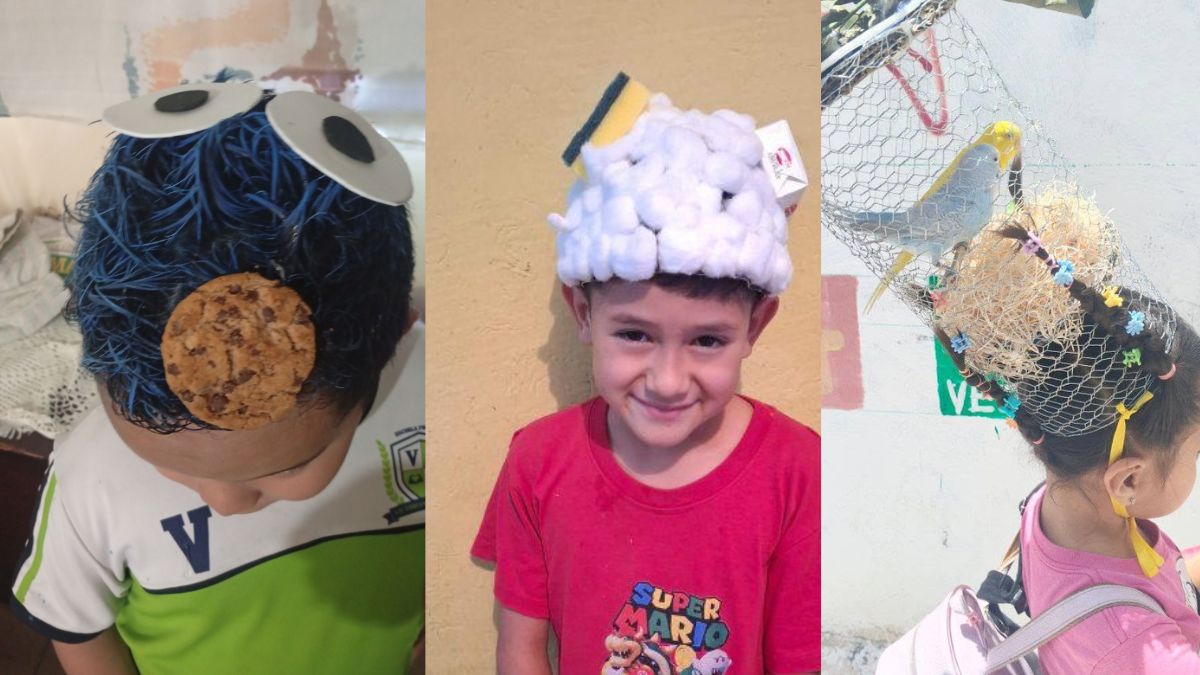Peinados locos de niños.