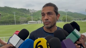 Walter Erviti en una entrevista con los medios de comunicación,