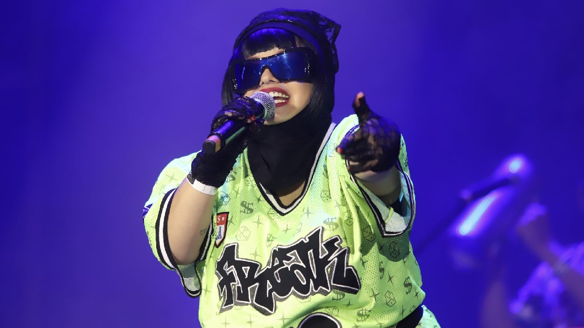 Amanditita en un concierto