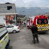 Una acumulación de gas provocó un estallido en una pizzería de Santa Catarina.