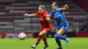 Toluca vs Tigres Femenil desde el Estadio Nemesio Diez.