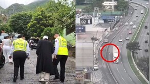 Los oficiales habían detectado a una persona desorientada durante un recorrido de vigilancia