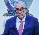 Rubén Rocha Moya durante mensaje a medios sobre la licencia de su cargo