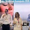 Foto de María Guadalupe Robles León hablando sobre Fiestas de la Vendimia 2026