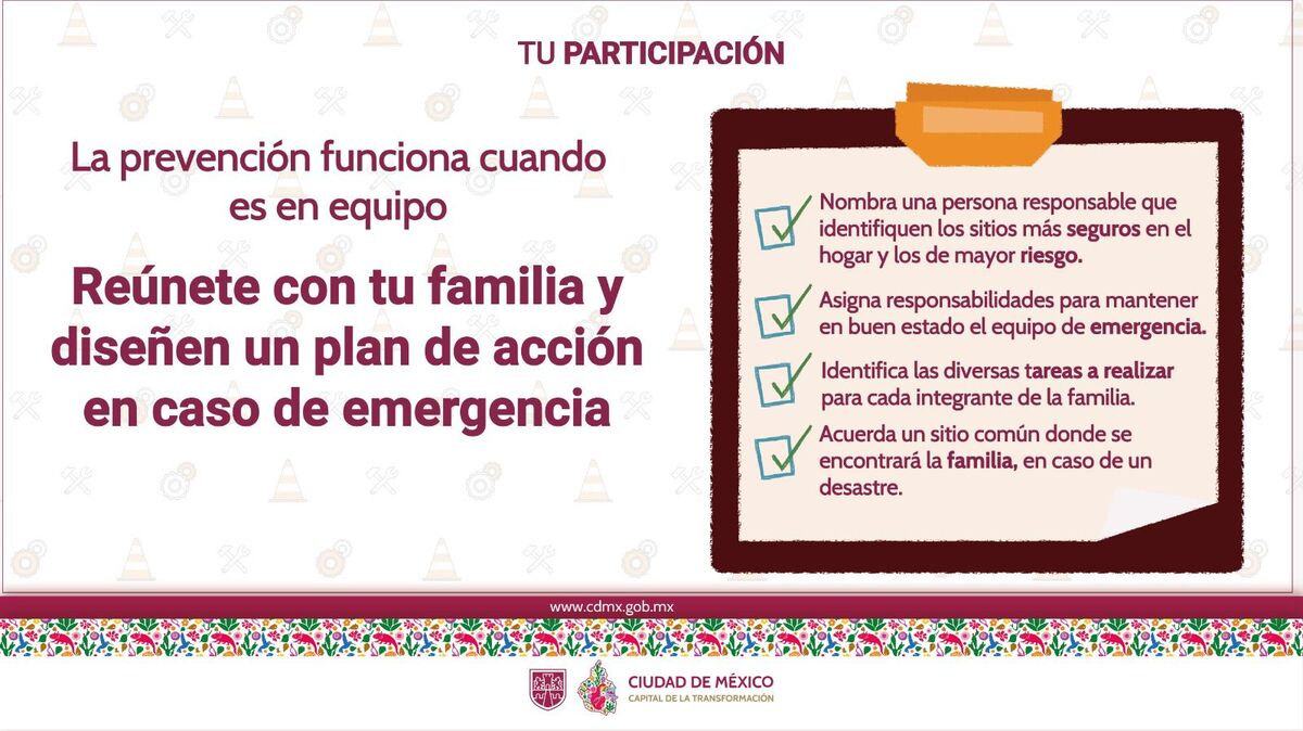 Cómo hacer un plan de emergencia familiar