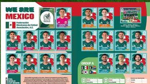 Páginas de México en el Álbum Panini del Mundial 2026.
