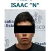 Ficha de vinculación a proceso de la Fiscalía de Jalisco con una foto de Aldo Isaac N con los ojos censurados por un recuadro negro