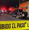 Área acordonada en escena del crimen.