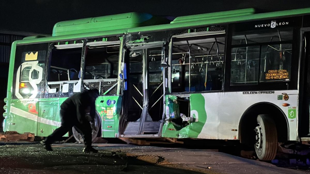 Ruta urbana impactada por tren en Monterrey
