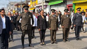Así se vivió el desfile cívico militar por el 4 de mayo en el municipio de Atlixco.