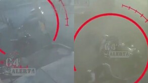 Video de un accidente automovilístico en Chimalhuacán