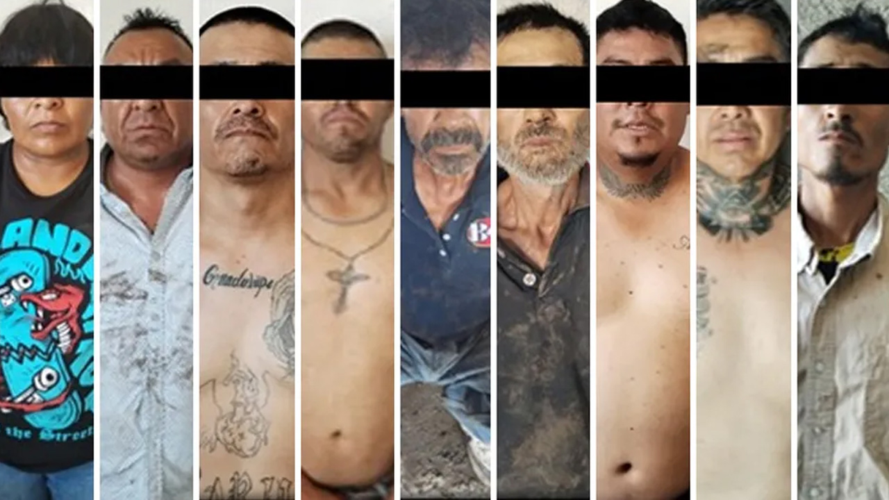 Un operativo federal en Guanajuato dejó nueve detenidos y el aseguramiento de más de 400 mil litros de hidrocarburo.