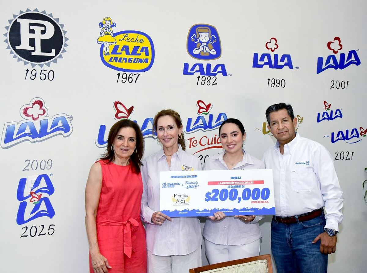 Fundación Lala entregando apoyos