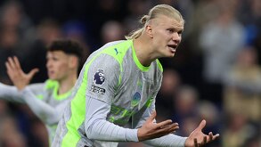 Erling Haaland anotó gol en el partido Manchester City vs Everton de la jornada 35 en la Premier League.