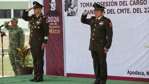 Toma de protesta de Dimas Toledo como nuevo comandante de infantería