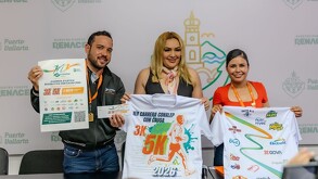Presentan playera de la primer Carrera CONALEP en Puerto Vallarta