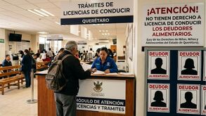 Querétaro se pone más estricto con los deudores alimenticios, prohibiendo que puedan tramitar o renovar la licencia de conducir.