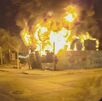 Vulcanizadora en Santa Catarina incendiada