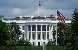 Vista de la Casa Blanca, el 20 de abril de 2026 en Washington.