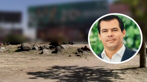 Predio taxis aplicación en el Aeropuerto de Guadalajara