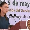 Claudia Sheinbaum da un contundente mensaje durante el desfile del 5 de Mayo en Puebla.