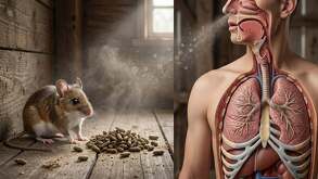 Esta es una de las formas para contagiarse de hantavirus por parte de los roedores, en especial del ratón ciervo