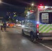 Un choque en Av. Vallarta y Calzada de las Palmas provoca el cierre de carriles hacia Periférico. Hay dos motociclistas lesionados en Zapopan.