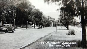 Alameda de Zaragoza en el siglo XX.