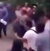 Pelea entre varias personas en el municipio de Hueyapan, Puebla.
