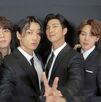 Integrantes de la banda surcoreana BTS, Jin, Suga, RM, V, Jungkook, Jimin, J Hope