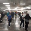 Usuarios del Metro de la Ciudad de México.