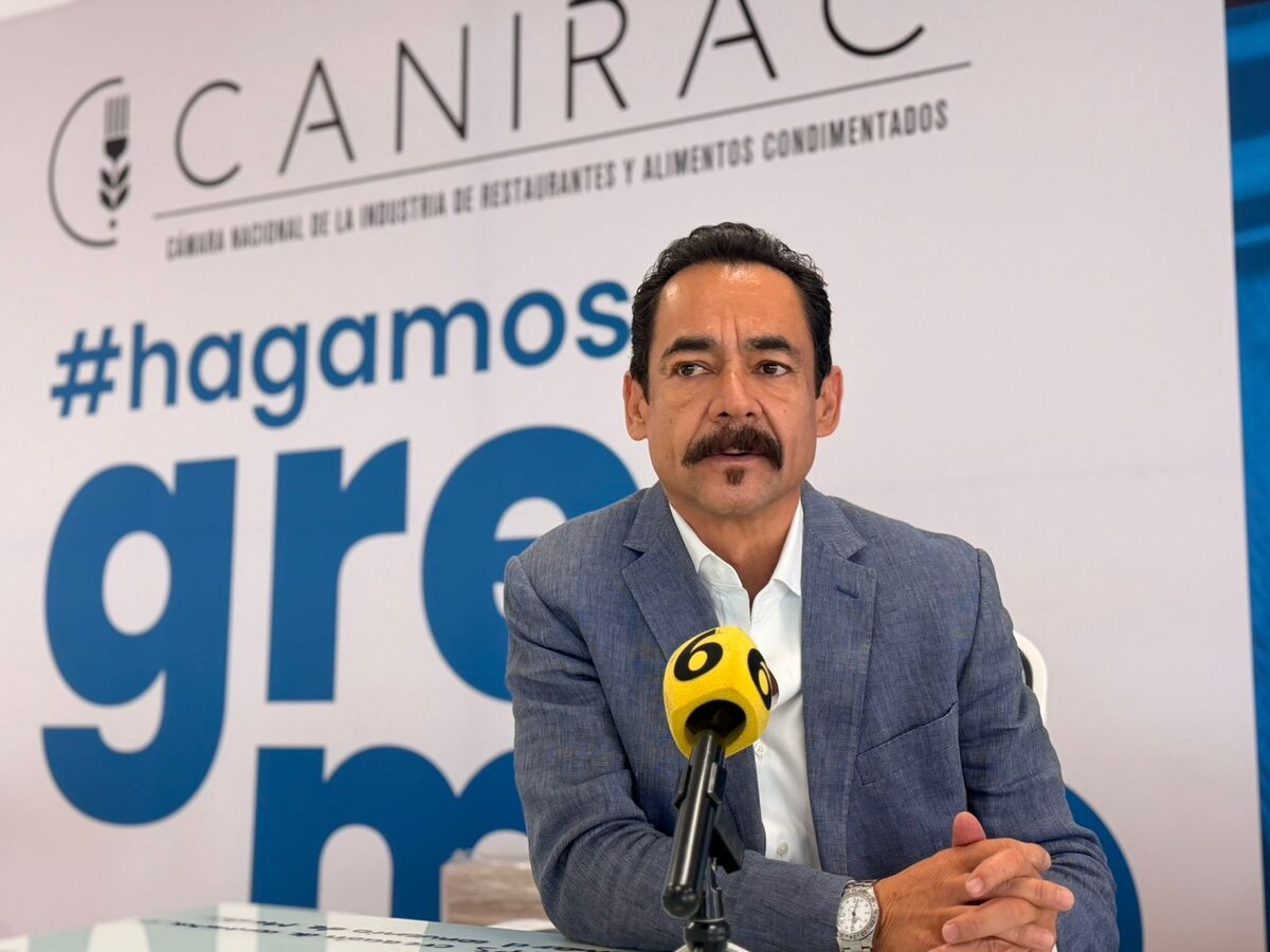 Gregorio Godoy presiente de la Cámara Nacional de la Industria Restaurantera y de Alimentos Condimentados en Jalisco