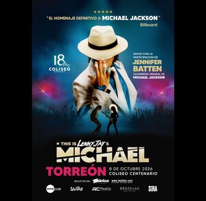 Poster publicitario de homenaje de Michael Jackson