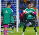 Raúl Rangel en un entrenamiento con la Selección Mexicana.