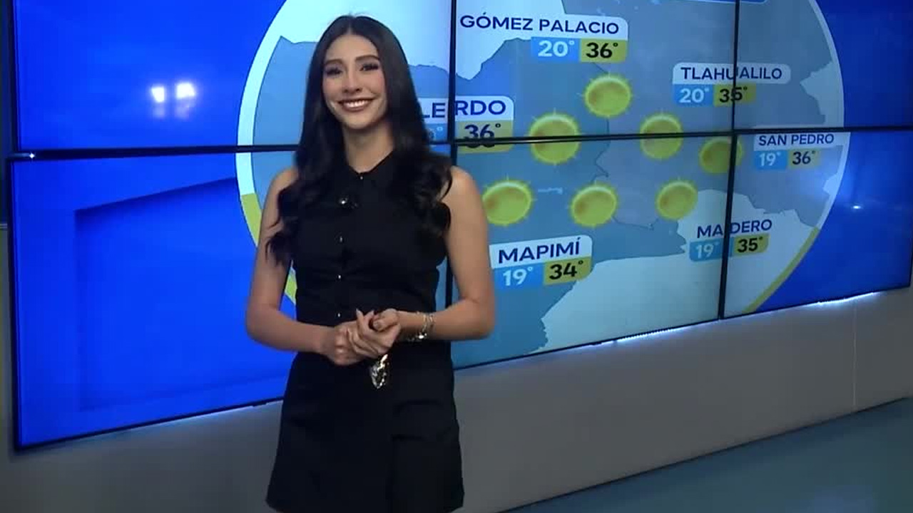 Fanny Ramírez nos da el pronóstico del tiempo en Laguna para este miércoles 06 de mayo 2026.